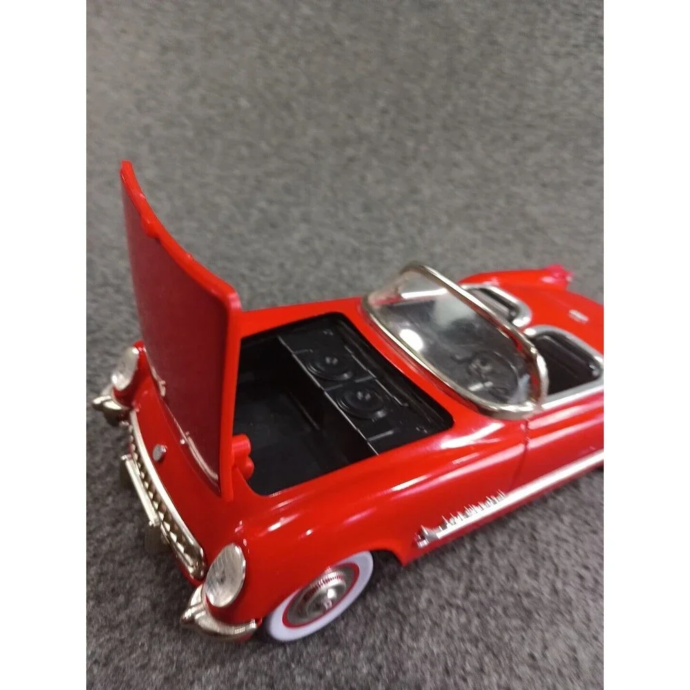 50s Fifties Tinplate Friction Car Red 1953 Corvette Roadster Missing Cassette